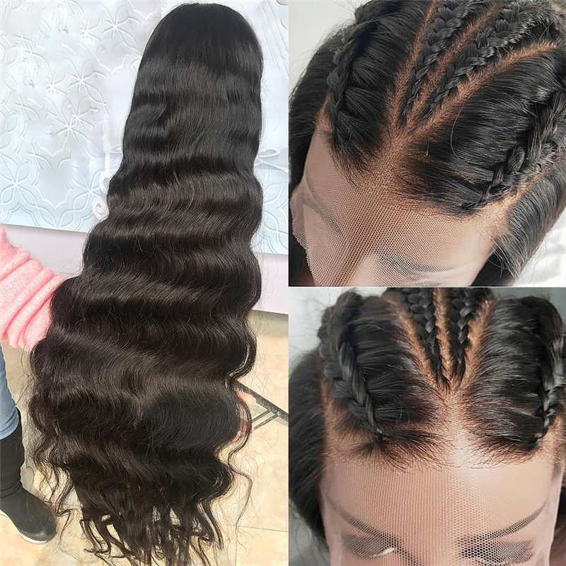 200%-300% Dichte 26-30 Zoll Body Wave 13x4 Lace Front Perücke LTBBB-1