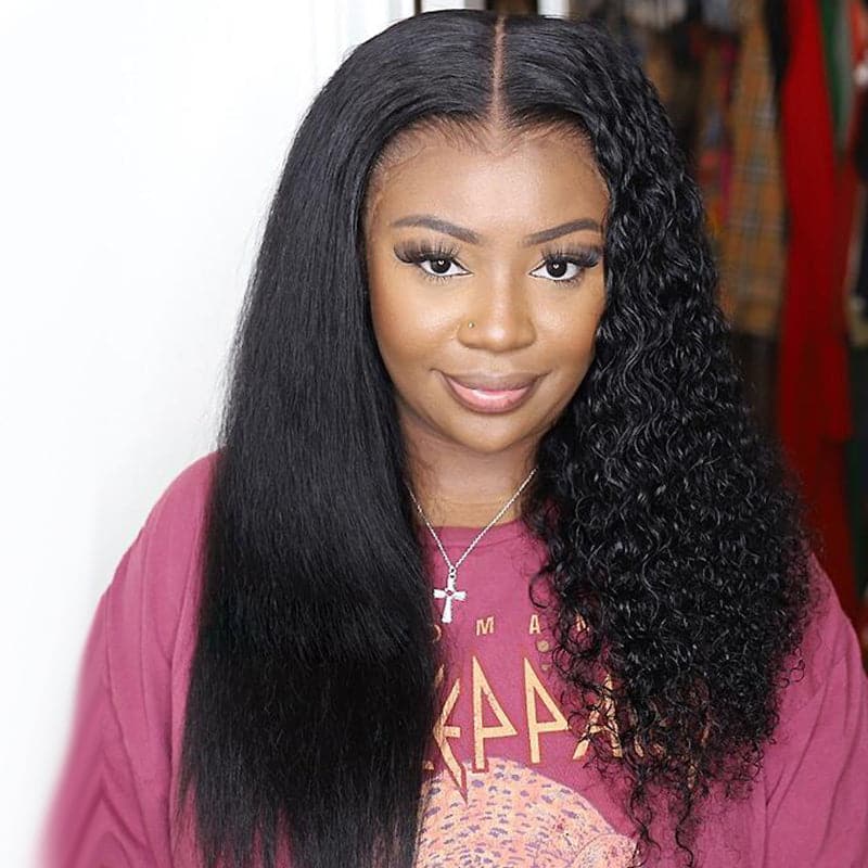 3 In 1 Wig Undetectable Clear Lace Melt Skin 13x6 Lace Front Wig HD3IN1