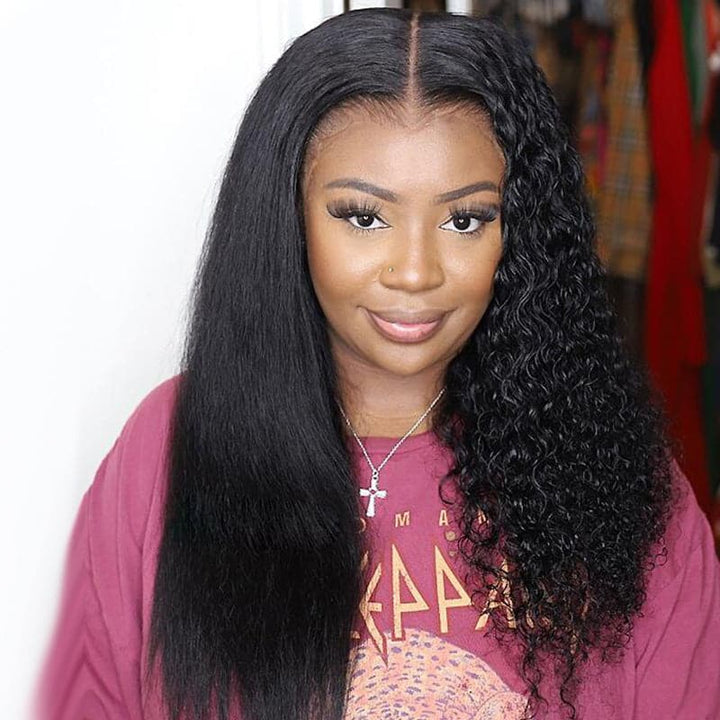 3 In 1 Wig Undetectable Clear Lace Melt Skin 13x6 Lace Front Wig HD3IN1