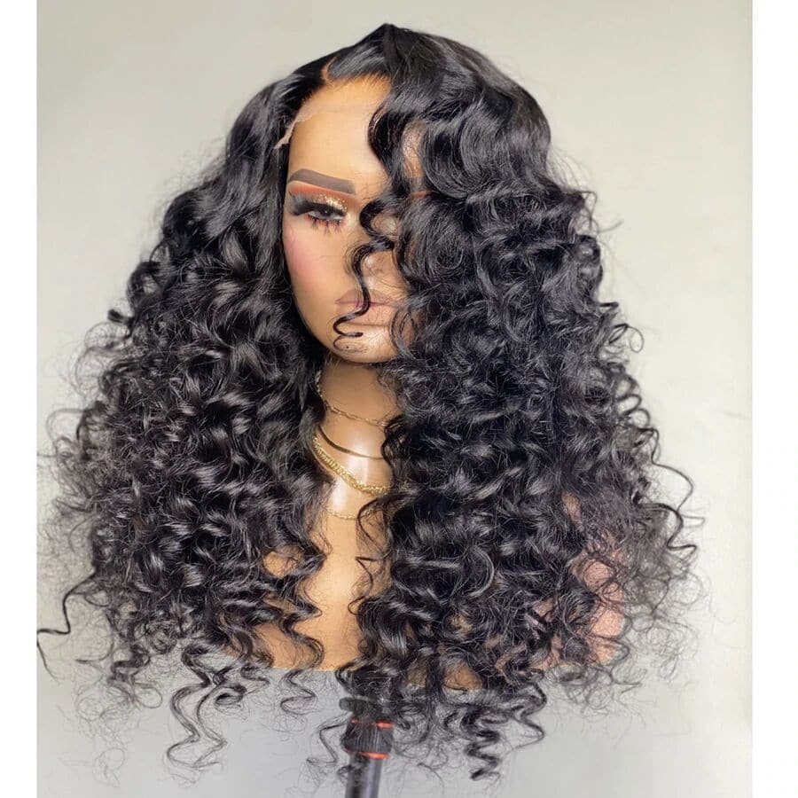 HD Lace Wand Curly 5x5 Lace Closure Wig HDWC