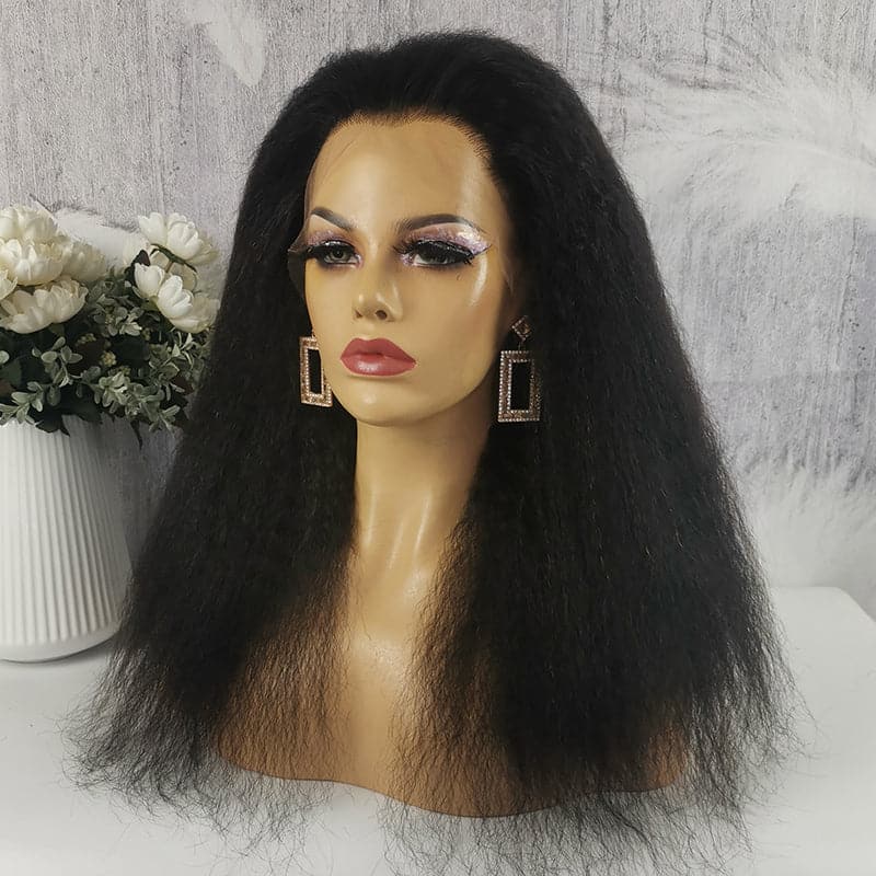 Perruque Lace Front Wig 13x6 indétectable, transparente et lisse, peau fondue, HDKS1