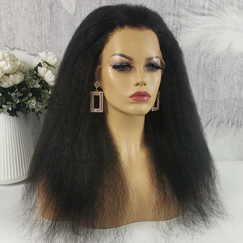 Perruque Lace Front Wig 13x6 indétectable, transparente et lisse, peau fondue, HDKS1