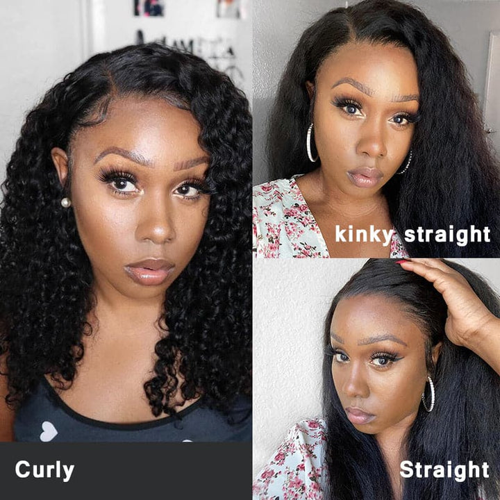 3 In 1 Wig Undetectable Clear Lace Melt Skin 13x6 Lace Front Wig HD3IN1