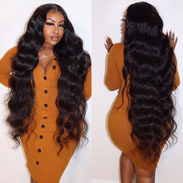 200%-300% Dichte 26-30 Zoll Body Wave 13x4 Lace Front Perücke LTBBB-1
