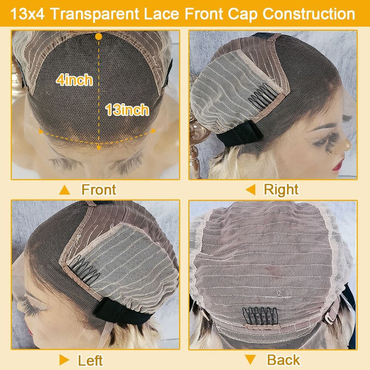BOB Highlighted Colored Body Wave Lace Front Wig HLBBW