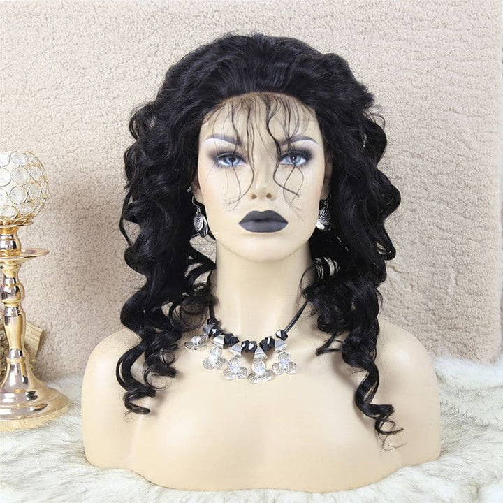 Perruque Bob Loose Wave 4x4 avec fermeture en dentelle, cheveux humains BBWB4-4