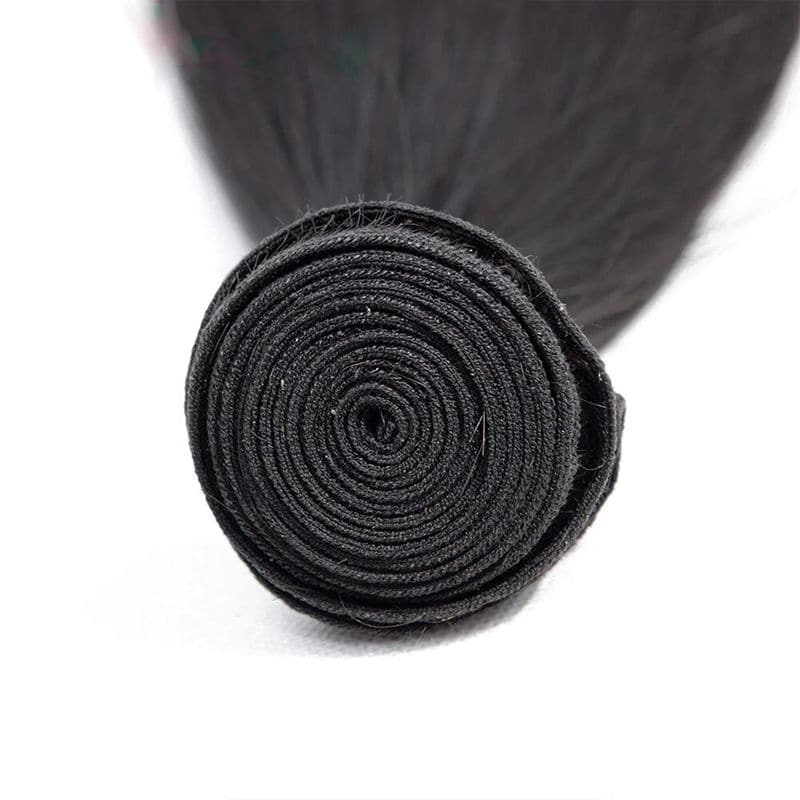 Bundles With 4x4 & 5x5 Lace Closure Silky Straight Human Hair