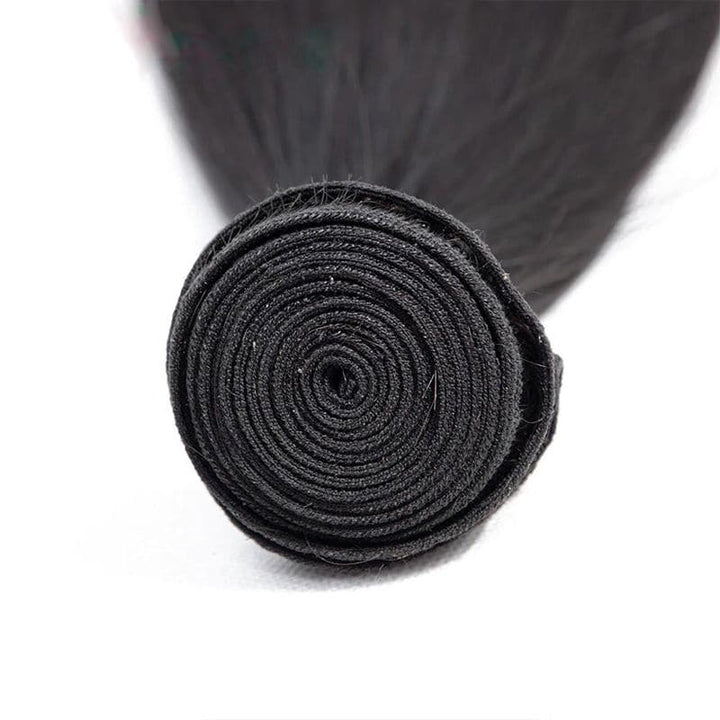 Bundles With 4x4 & 5x5 Lace Closure Silky Straight Human Hair