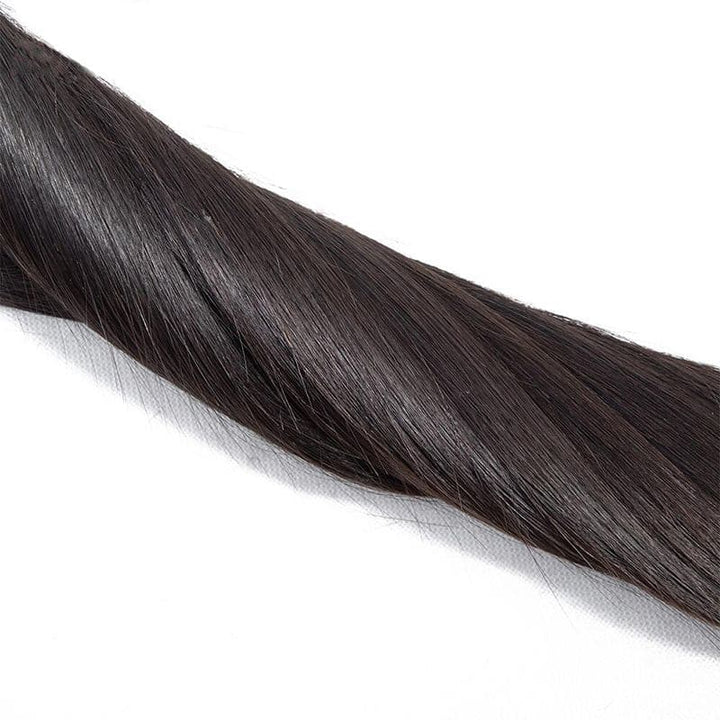 Bundles With 4x4 & 5x5 Lace Closure Silky Straight Human Hair