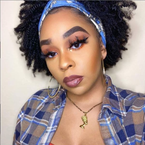 Headband Wig Afro Kinky Curly Human Hair3