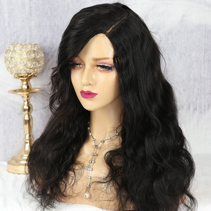 1U Part / V Part Wig Body Wave Human Hair UPSB1