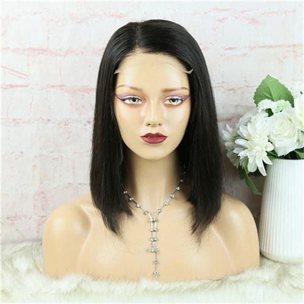 5x5 Lace Closure Perücke Blunt Cut Seidig Glatt BOB BOBST55