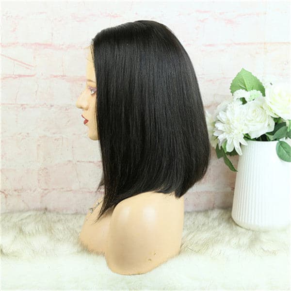 5x5 Lace Closure Perücke Blunt Cut Seidig Glatt BOB BOBST55