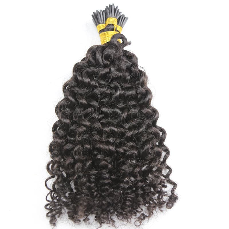 I TIP HAIR EXTENSION Deep Wave Human Hair
