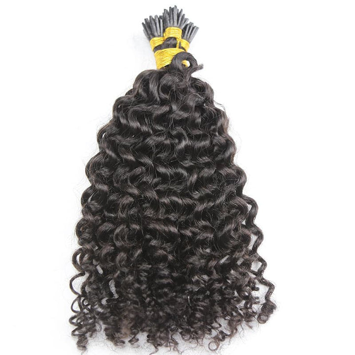 I TIP HAIR EXTENSION Deep Wave Human Hair