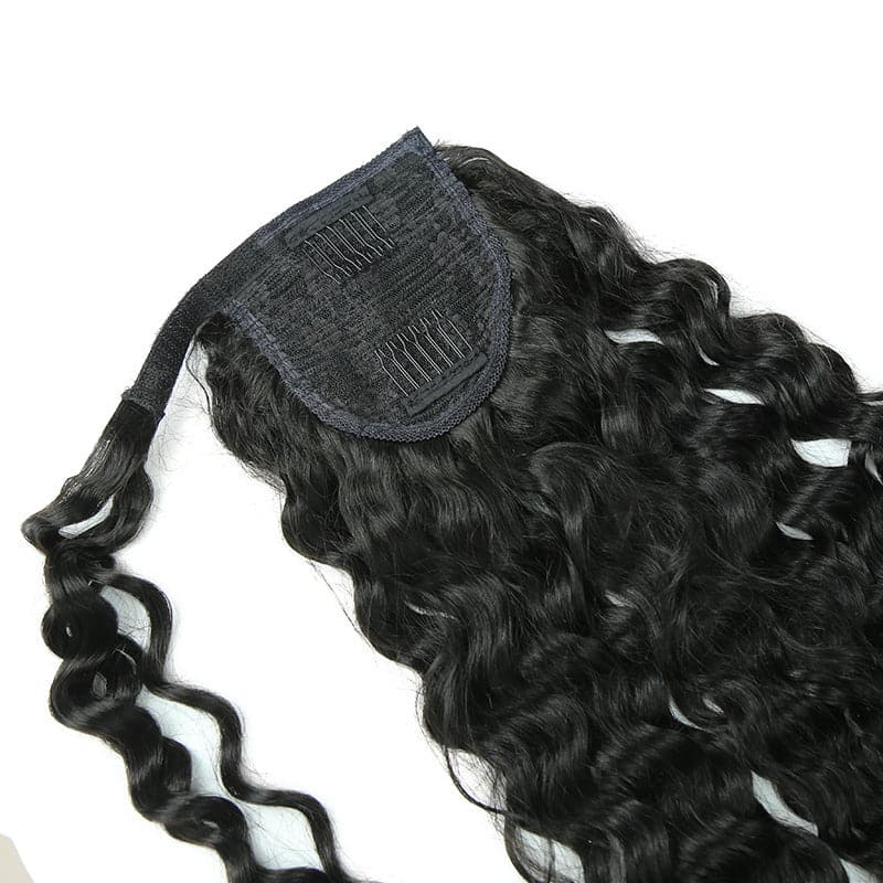 Queue de cheval ondulée en cheveux humains brésiliens