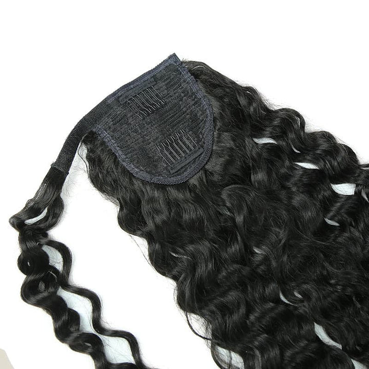 Queue de cheval ondulée en cheveux humains brésiliens