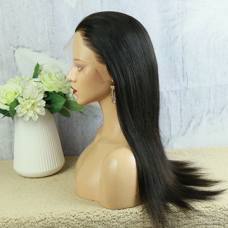 lace front human hair wig