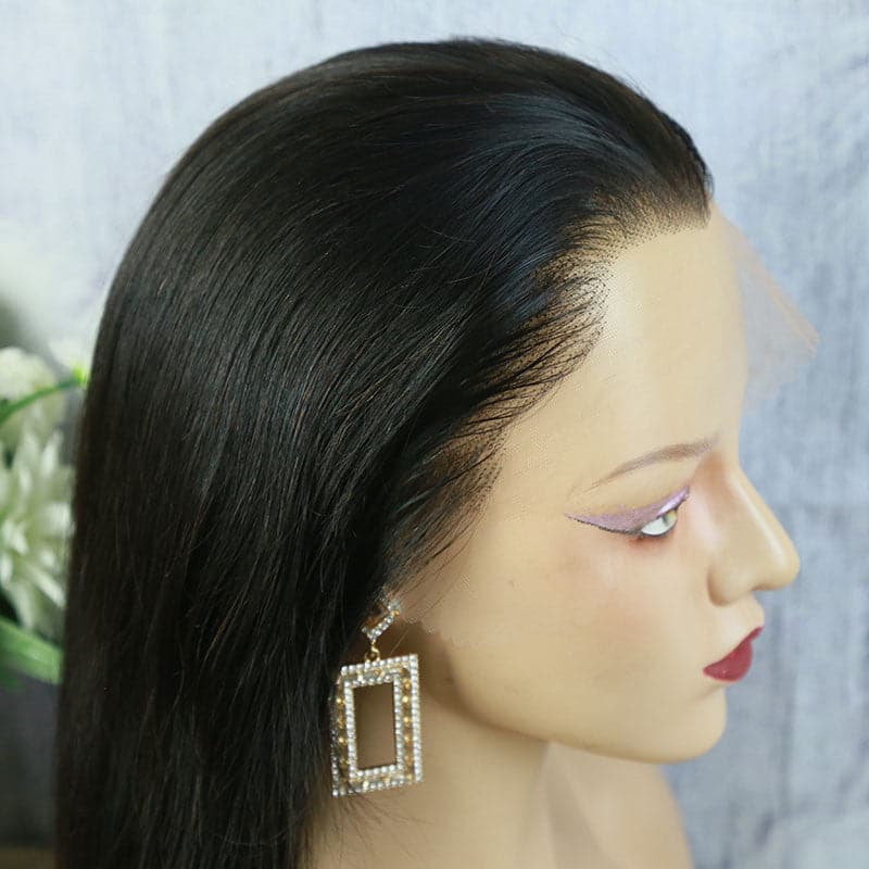 front lace human hair wig