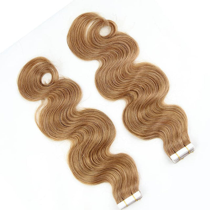 body wave tape in hair for black girls