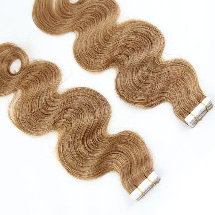brown color tape in human ahir extensions