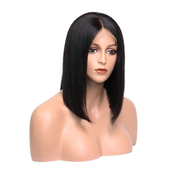 Pre Plucked BOB Silky Straight 360 Lace Frontal Wig 4