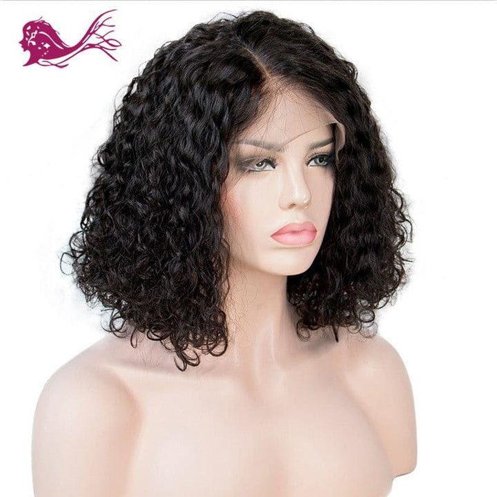 Pre Plucked Deep Curly Full Lace Wig Human Hair 5
