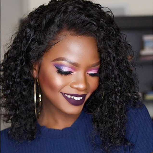 Pre Plucked Water Wave 360 HD Lace Frontal BOB Wig OBBF-2