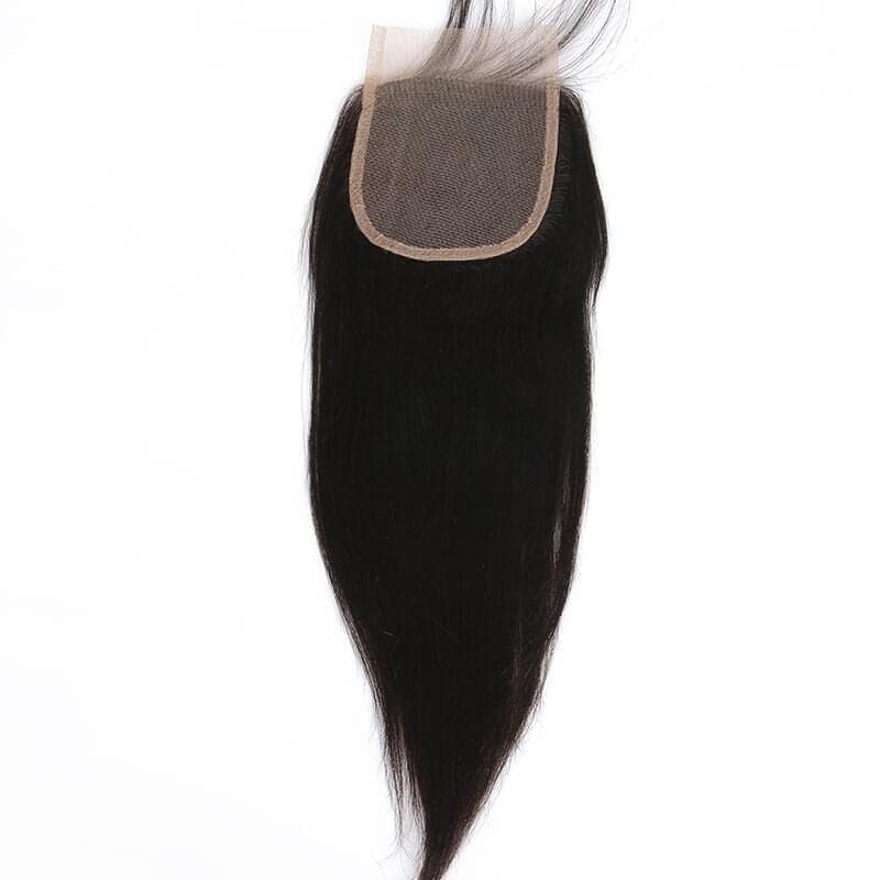 5x5 Lace Closure Yaki Straight Human Hair