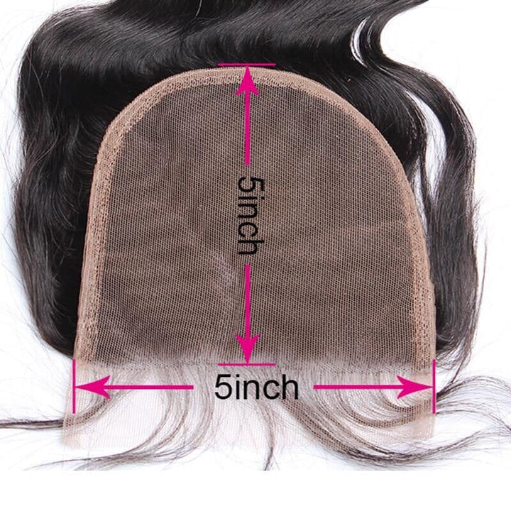 5x5 Lace Closure Body Wave Human Hair