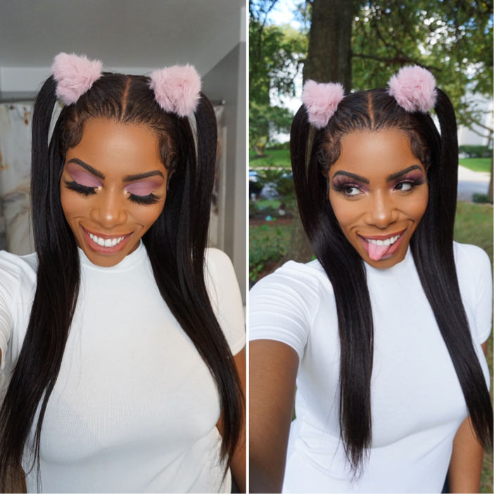 Light Yaki Straight 13x6 Lace Front Wig HDYS136 – Eayonhair