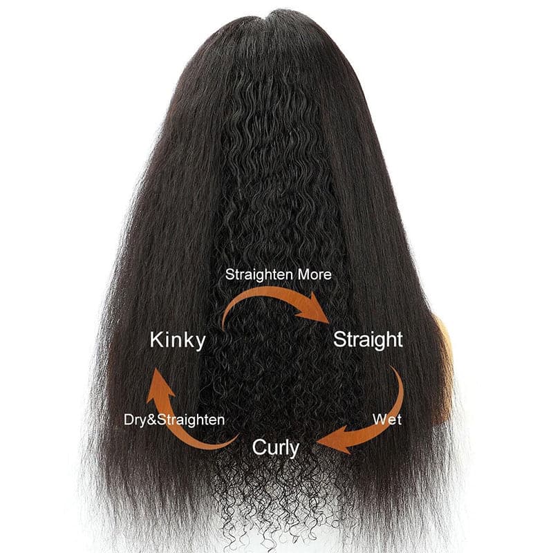 3 In 1 Wig Undetectable Clear Lace Melt Skin 13x6 Lace Front Wig HD3IN1