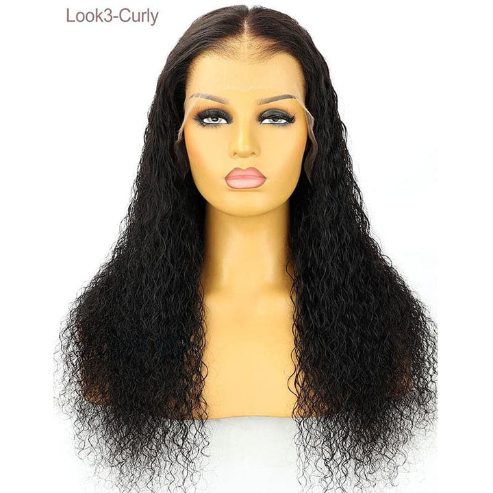 3 In 1 Wig Undetectable Clear Lace Melt Skin 13x6 Lace Front Wig HD3IN1