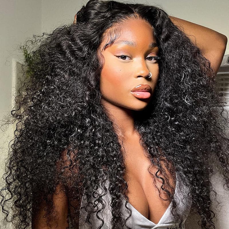 Undetectable Clear Lace Melt Skin Deep Wave 13x6 Lace Front Wig HDDW136