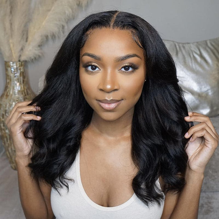 Perruque Lace Front Wig 13x6 indétectable, transparente et lisse, peau fondue, HDKS1