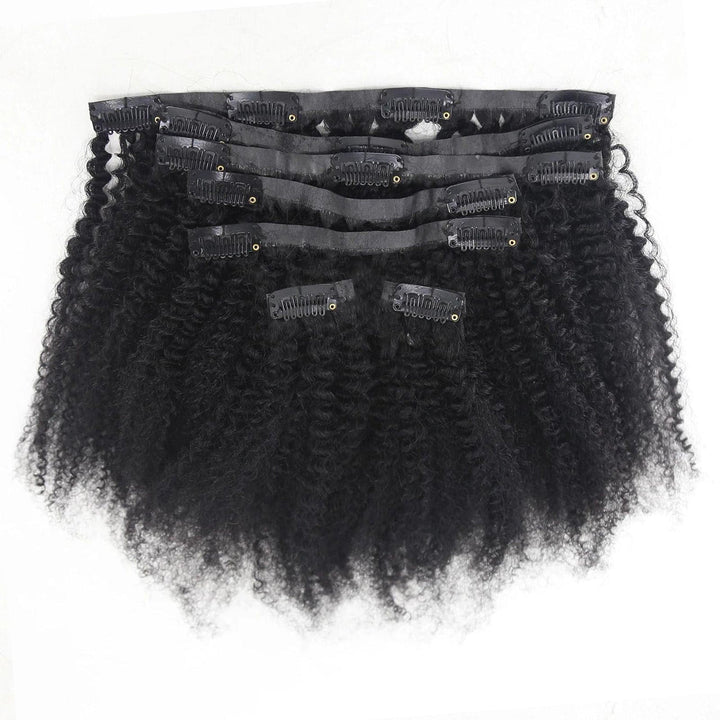 Seamless clip in african american hair extensions AKC