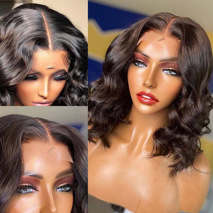BOB Highlighted Colored Body Wave Lace Front Wig HLBBW
