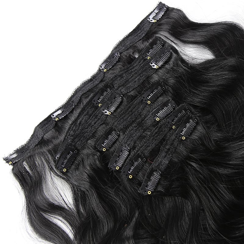 black clip in hair extensions
