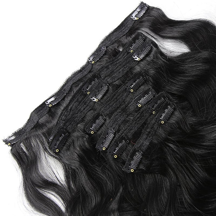 black clip in hair extensions