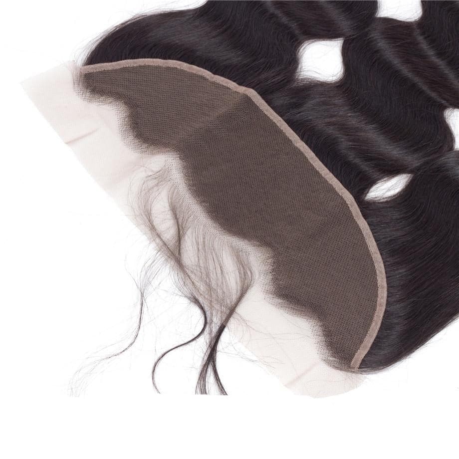 Perruques en cheveux humains ondulés avec dentelle frontale 13x4