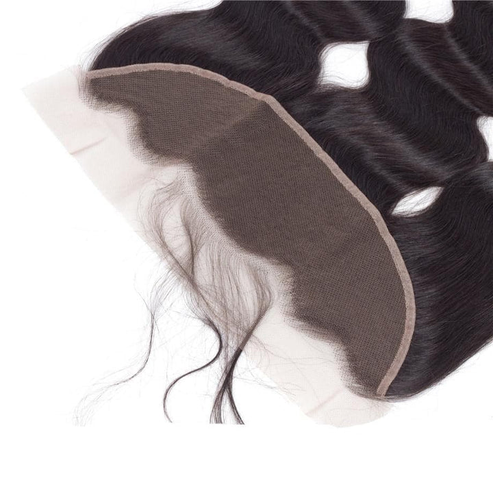 Perruques en cheveux humains ondulés avec dentelle frontale 13x4