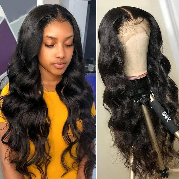 Perruque Lace Front Wig Deep Wave 13x4 transparente BBG-1