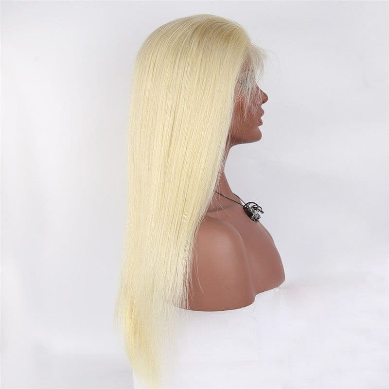 #613 Blonde Glatte 13x4 Lace Front Perücke PBT-J