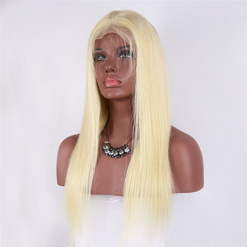 #613 Blonde Glatte 13x4 Lace Front Perücke PBT-J
