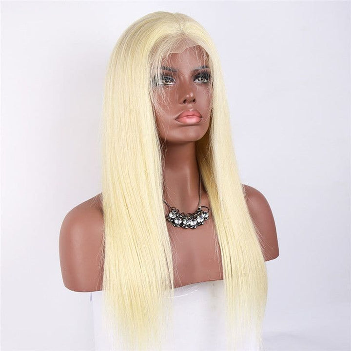 #613 Blonde Glatte 13x4 Lace Front Perücke PBT-J