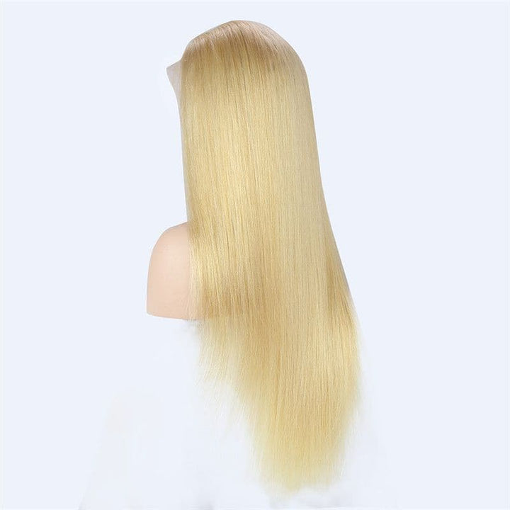 200 % Dichte #613 Blonde glatte 13x4 Lace Front Perücke 20MBBST#613