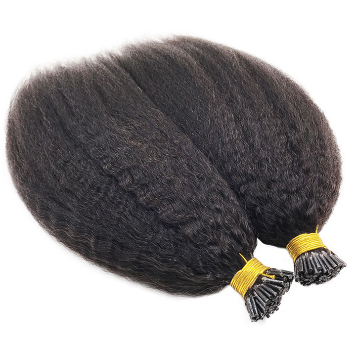 kinky straight I tip human hair etensions