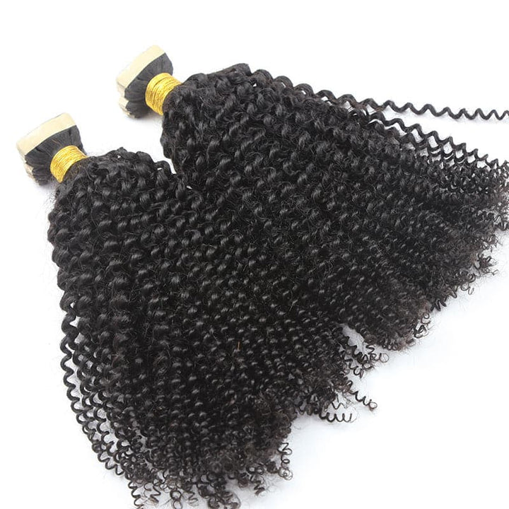 long curly tape in hair extensions