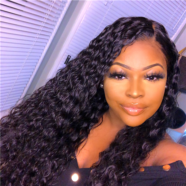 Perruque Lace Front Wig Loose Wave HD transparente 13x6 BCF-5