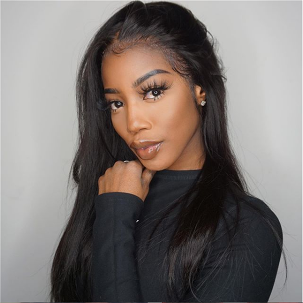 Perruque frontale en dentelle transparente HD lisse et soyeuse 13x6 BCTB07